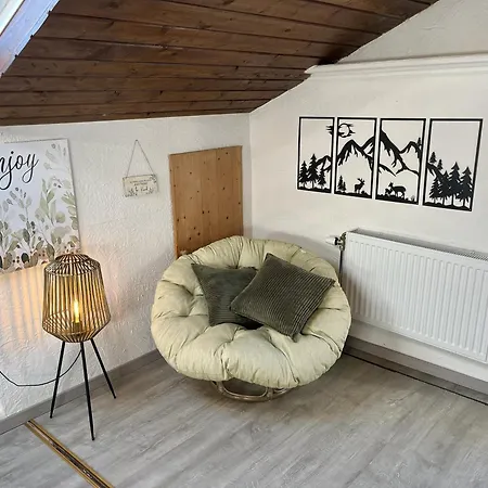 Gemuetliches Dachgeschoss-apartment Mit Alpenblick プフロンテン
